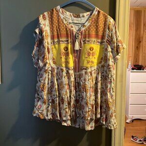 Spell portobello blouse